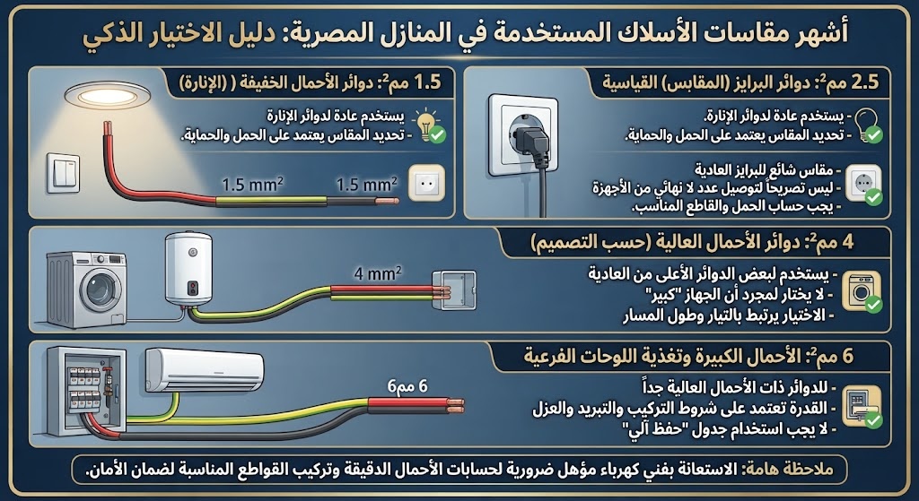 أفضل أنواع الأسلاك الكهربائية في مصر: دليل شامل للاختيار الصحيح 2 أفضل أنواع الأسلاك الكهربائية في مصر