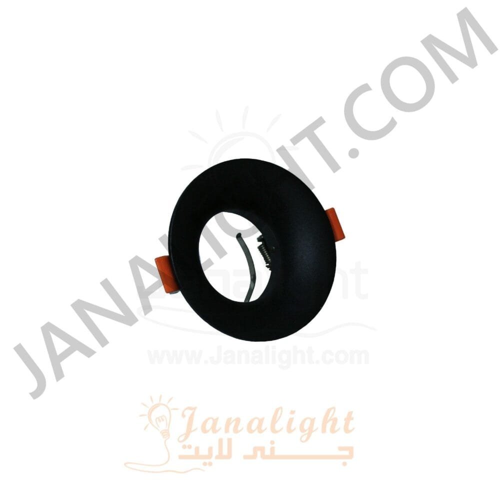 سبوت لايت فارغ مجوف 7.5 سم اسود Hallowed Black 7,5 SpotLight Frame