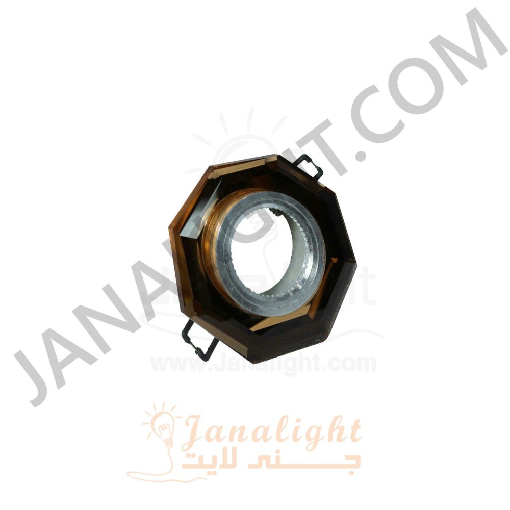 سبوت لايت كريستال مسدس فارغ 7.5 عسلي 1 Hexagon Crystal Hazel 7,5 Spotlight Frame