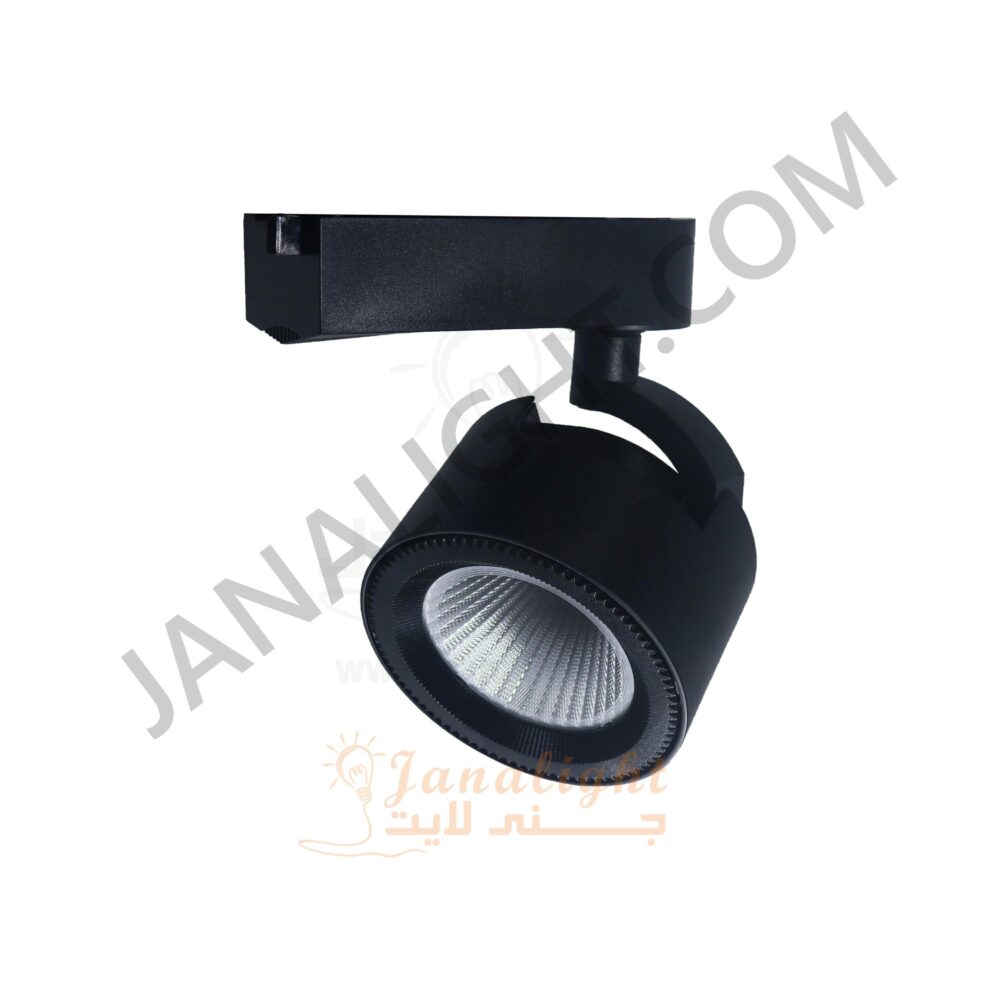 سبوت لايت تراك سبوت تراك 30 وات اسود وورم بريق BQ19-15 Black Warm 30 Watt Bareeq Track Light Spot