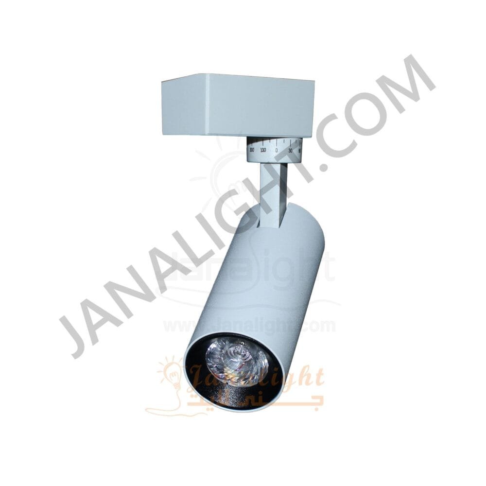 سبوت لايت تراك سبوت تراك 15 وات ابيض ابيض White White 15 Watt Track Light Spot
