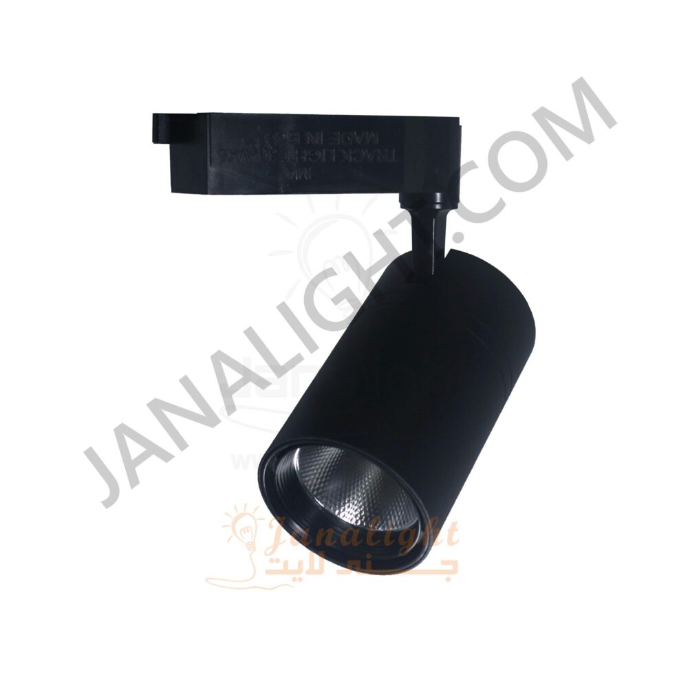 سبوت لايت تراك سبوت تراك 30 وات COB اسود وورم MA- X6 Black Warm COB 30 Watt Track Light Spot