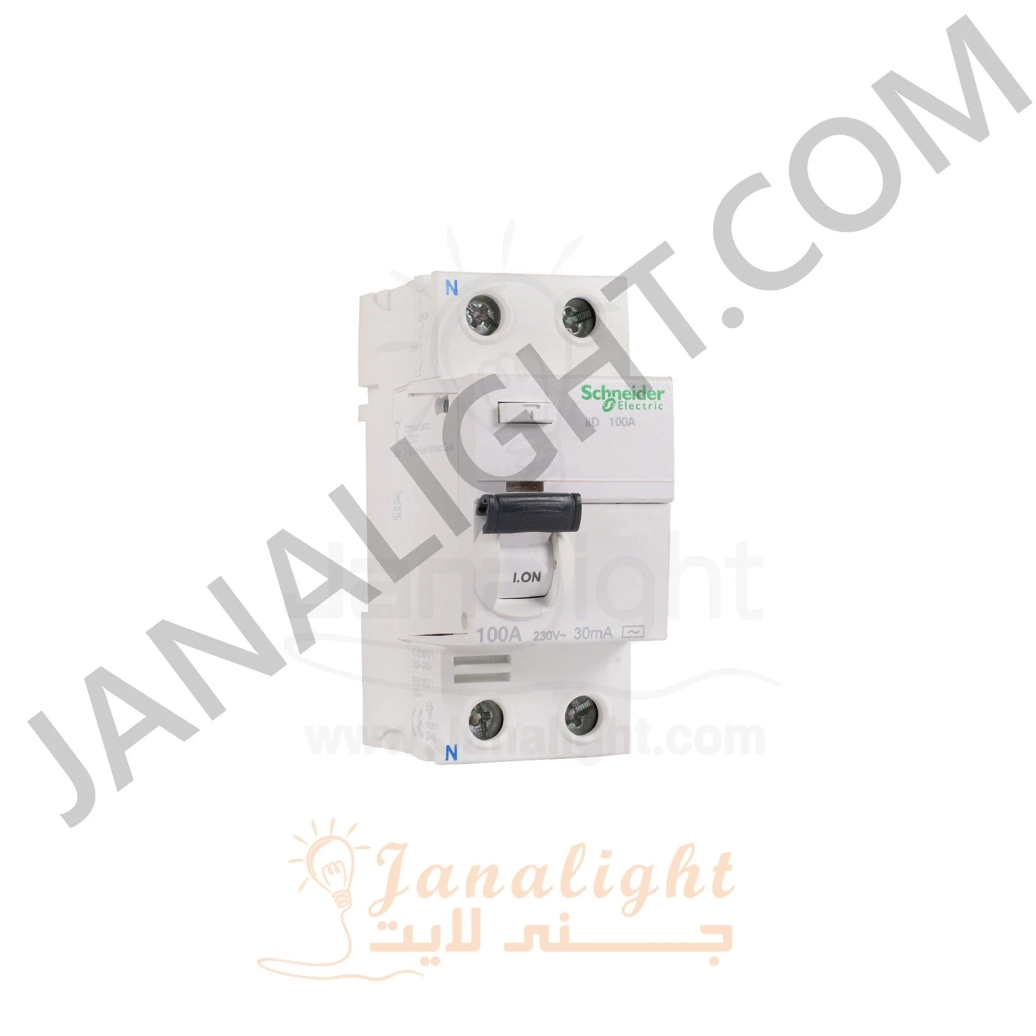 مفتاح مفتاح ايرث ليكدج شنايدر / 2 بول /100/امبير /30 امبير Acti9 103075824