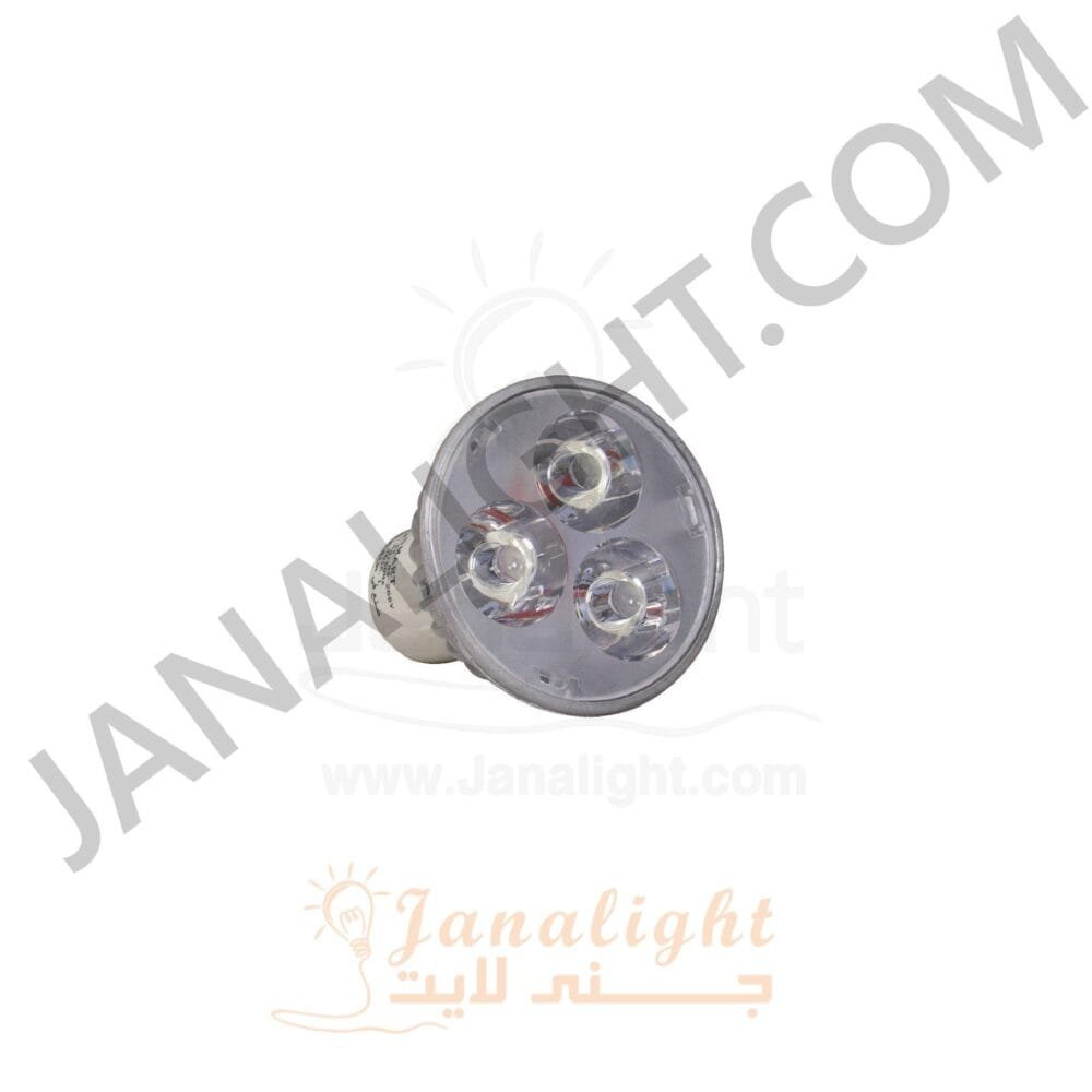 لمبة كاسة اس ام دي 3 وات اخضر مصري
