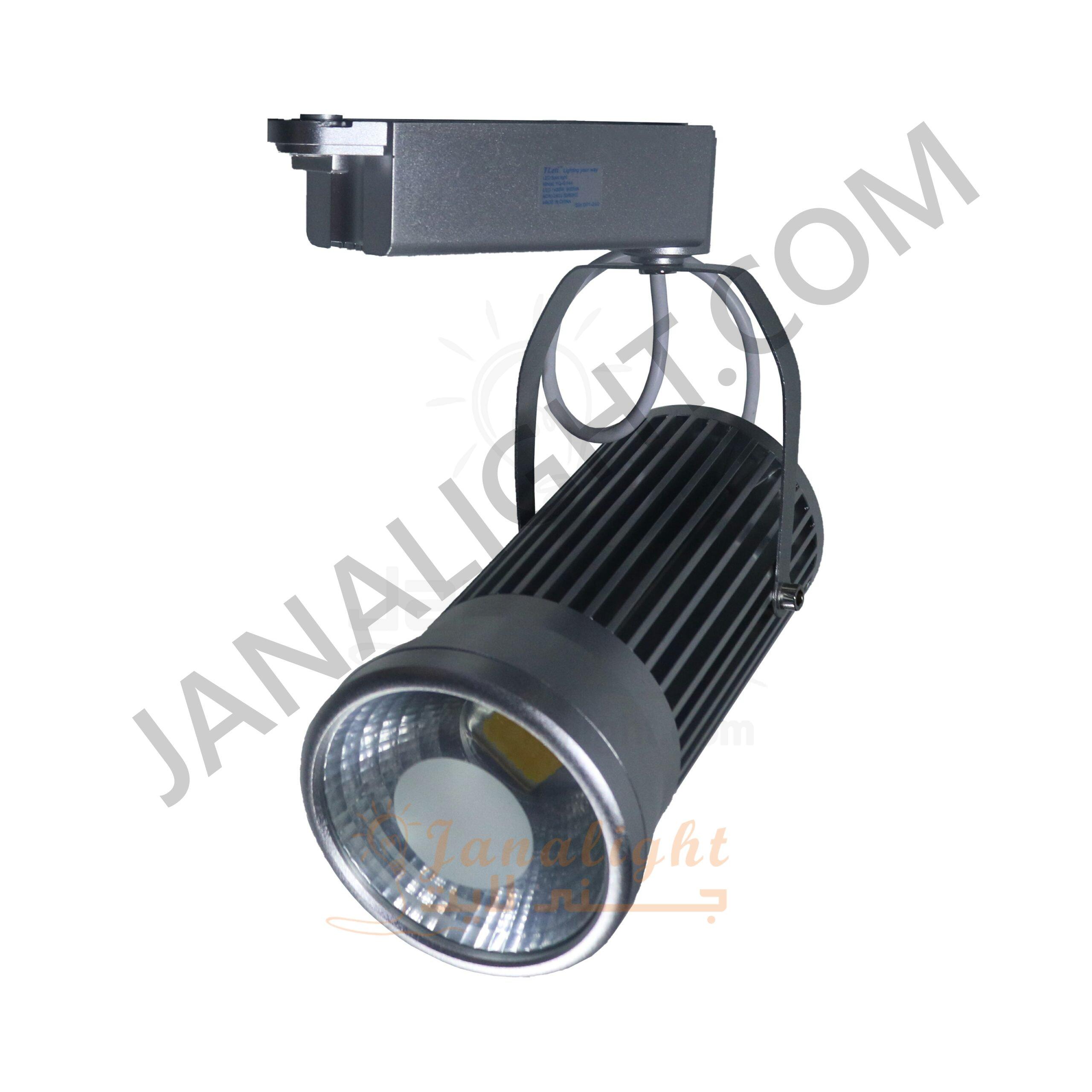 سبوت لايت تراك سبوت تراك 30 وات فضي وورم ثقيل G144 Silver Warm Heavy 30 Watt Track Light Spot