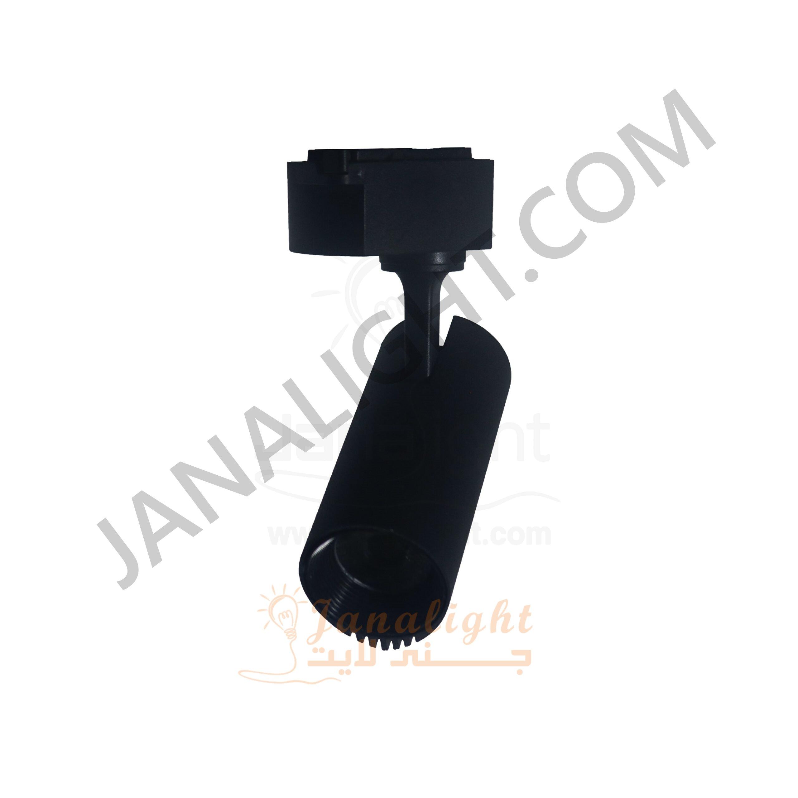 سبوت لايت تراك سبوت تراك 10 وات اسود وورم جنى لايت 011 Black Warm 10 Watt JANALIGHT Track Light Spot