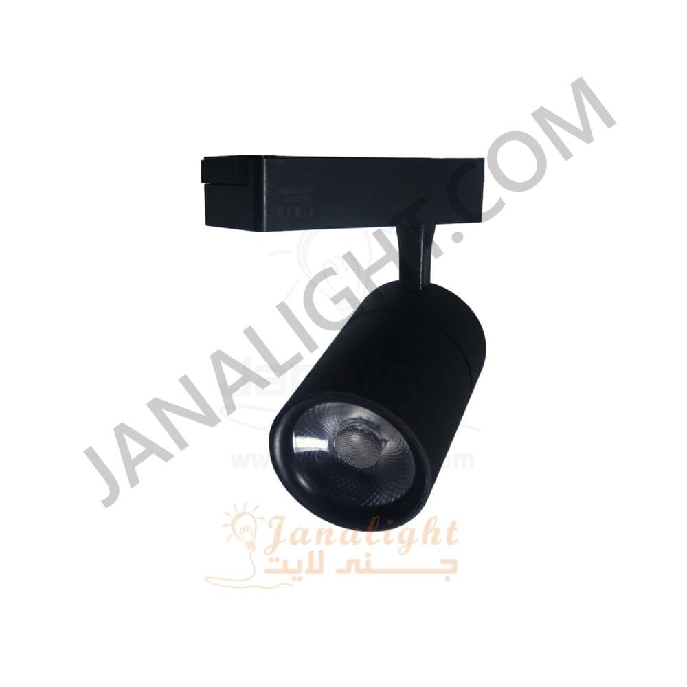 سبوت لايت تراك سبوت تراك 30 وات اسود وورم جنى لايت GD0142 Black Warm 30 Watt JANALIGHT Track Light Spot