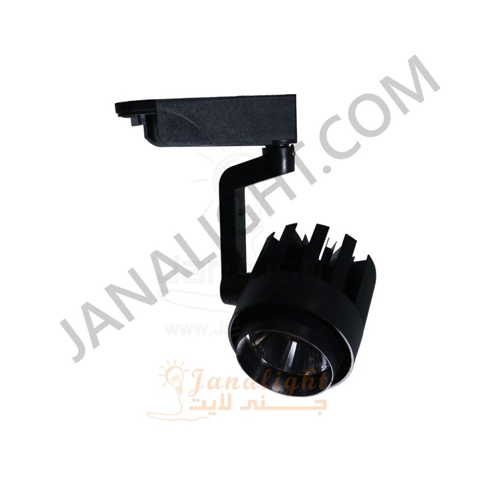 سبوت لايت تراك سبوت تراك 36 وات اسود وورم COB عدسة LED LIGHT-003 Black Warm COB 36 Watt Track Light Spot