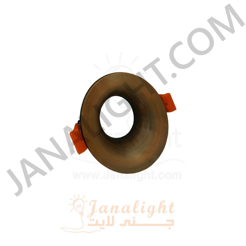 سبوت لايت فارغ 7.5 سم مجوف نحاسي جنى لايت Hollowed Copper 7,5 JANALIGHT SpotLight Frame