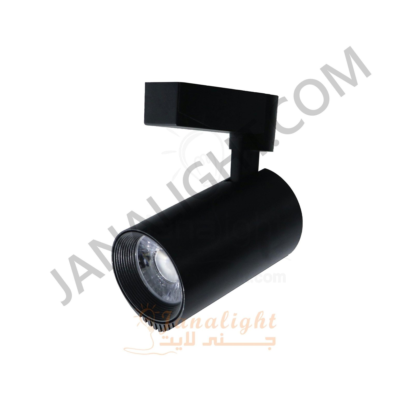 سبوت لايت تراك سبوت تراك 30 وات اسود كوول جنى لايتLS001 Black Cool 30 Watt JANALIGHT Track Light Spot