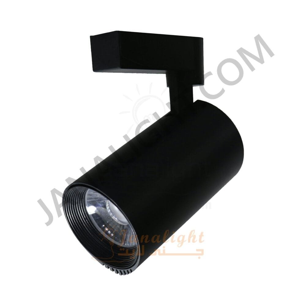 سبوت لايت تراك سبوت تراك 40 وات اسود وورم جنى لايتLS001 Black Warm 40 Watt JANALIGHT Track Light Spot
