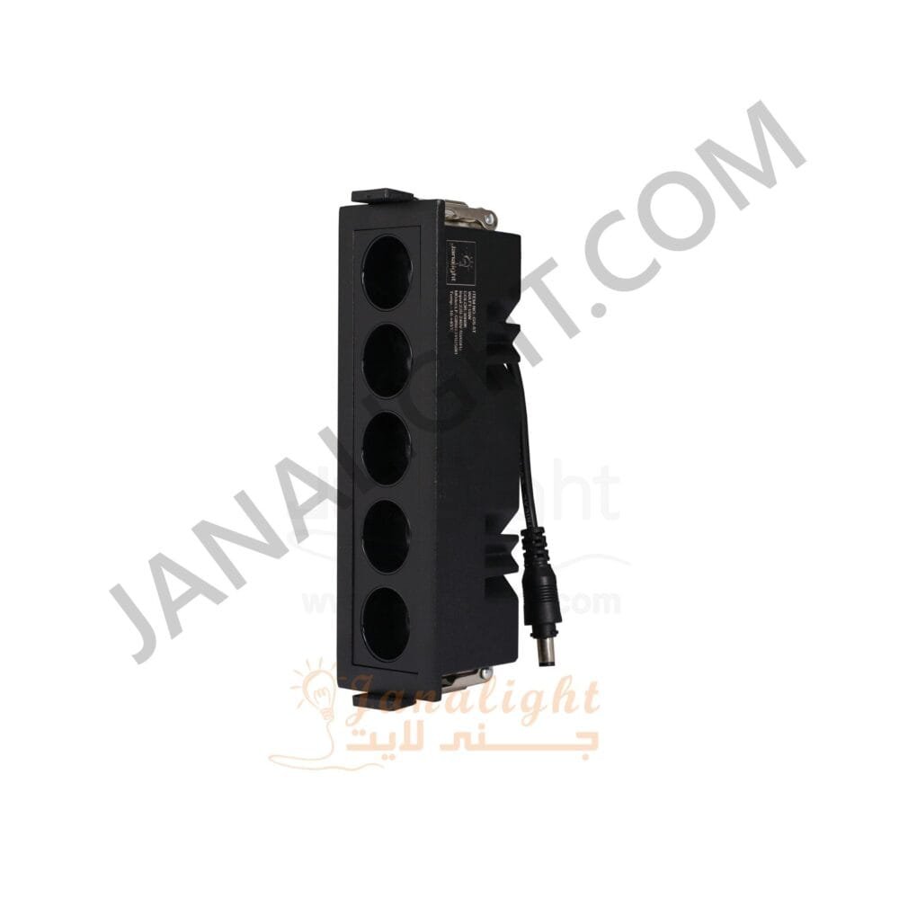 سبوت لينر مستطيل 10 وات 5 عدسة اسود وورم جنى لايت GS-5T linear light 10watt 5 Head black warm