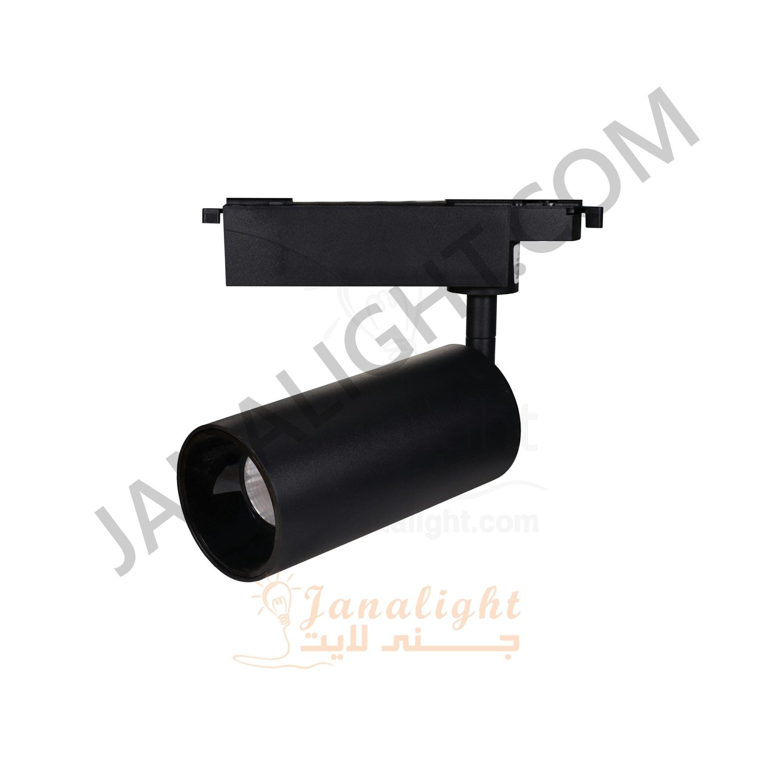 سبوت لايت تراك سبوت تراك 30 وات اسطواني اسود حلق اسود جنى لايت JN-1075 Black track light 30watt cylinder