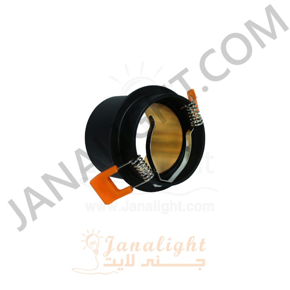 سبوت لايت فارغ اسود ذهبي كود Gold/Black SpotLight Frame 1201