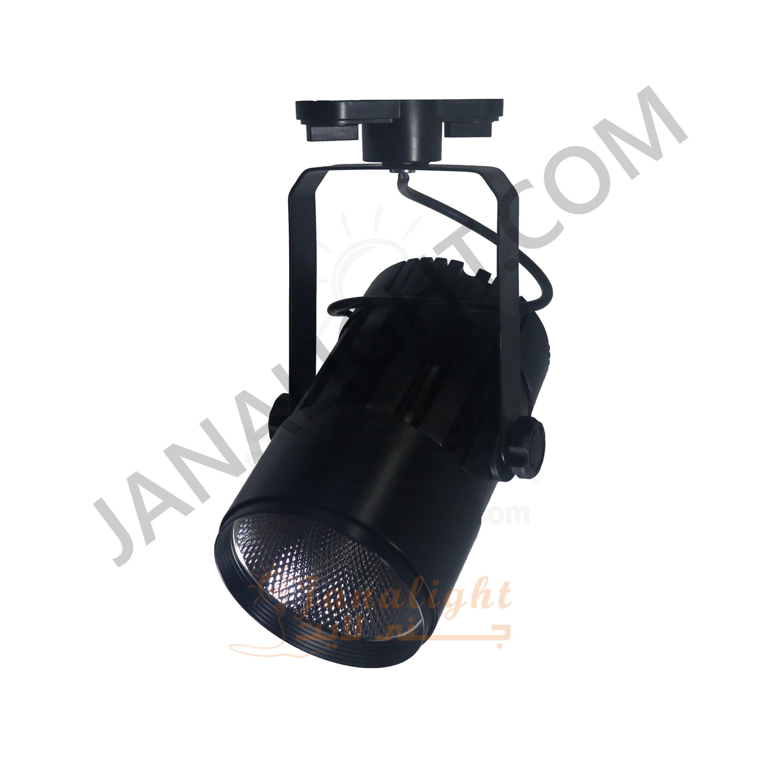 سبوت لايت تراك سبوت تراك 30 وات اسود وورم كود 518 Black Warm 30 Watt Track Light Spot