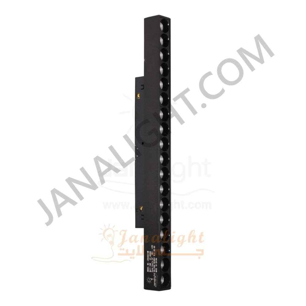 كشاف تراك لايت ماجنتك ابيض مستطيل 18 عدسة جنى لايت JN-730 ابيض V-DC48 18 وات 33 سم magnetic track spotlight cylindrical 18 watt white warm