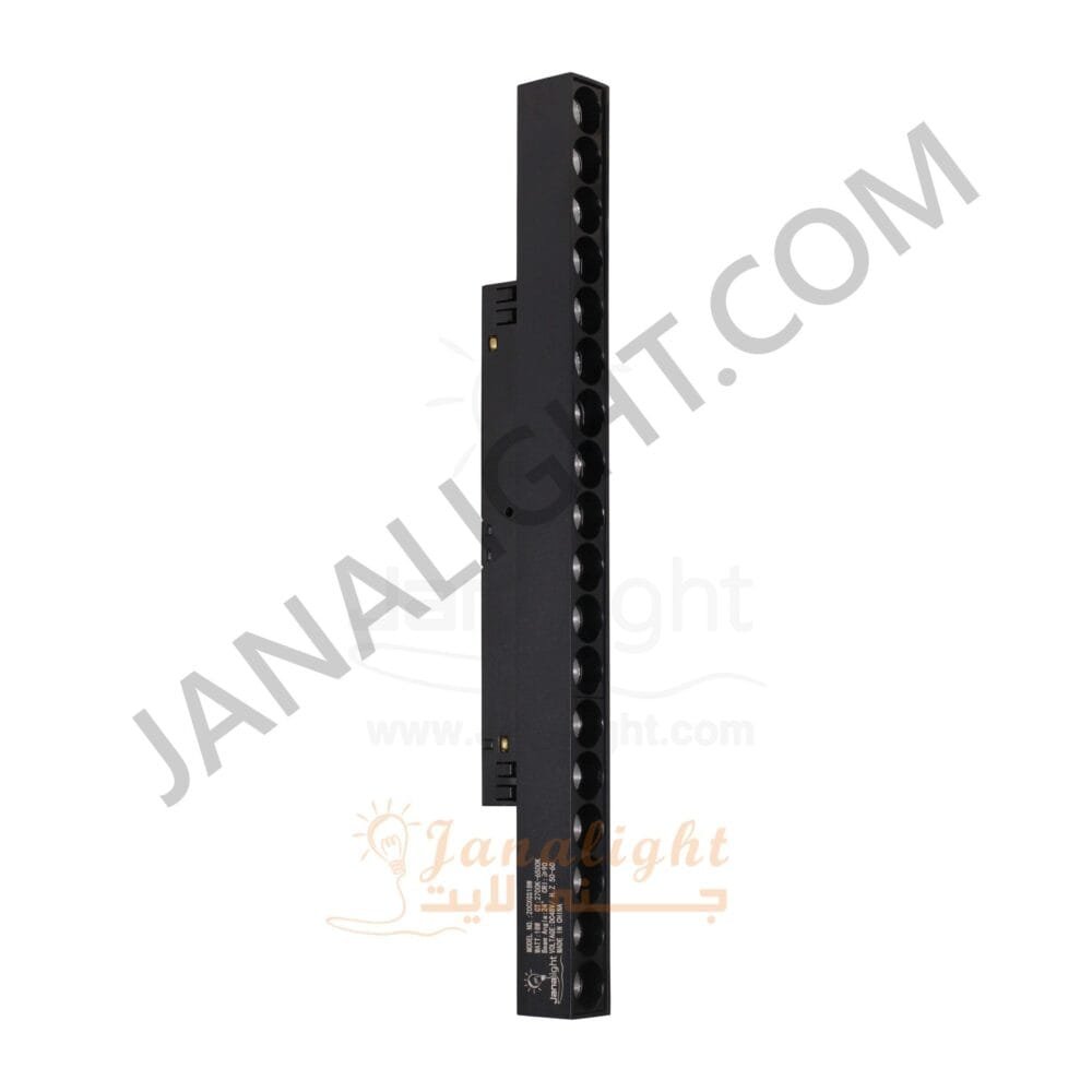 كشاف تراك لايت ماجنتك اسود مستطيل 18 عدسة سمارت لايت 3 جنى لايت JN-730 اضاءة دايمينج ابليكيشن V-DC48 18 وات 33 سم magnetic track spotlight cylindrical 18 watt black 3 colors