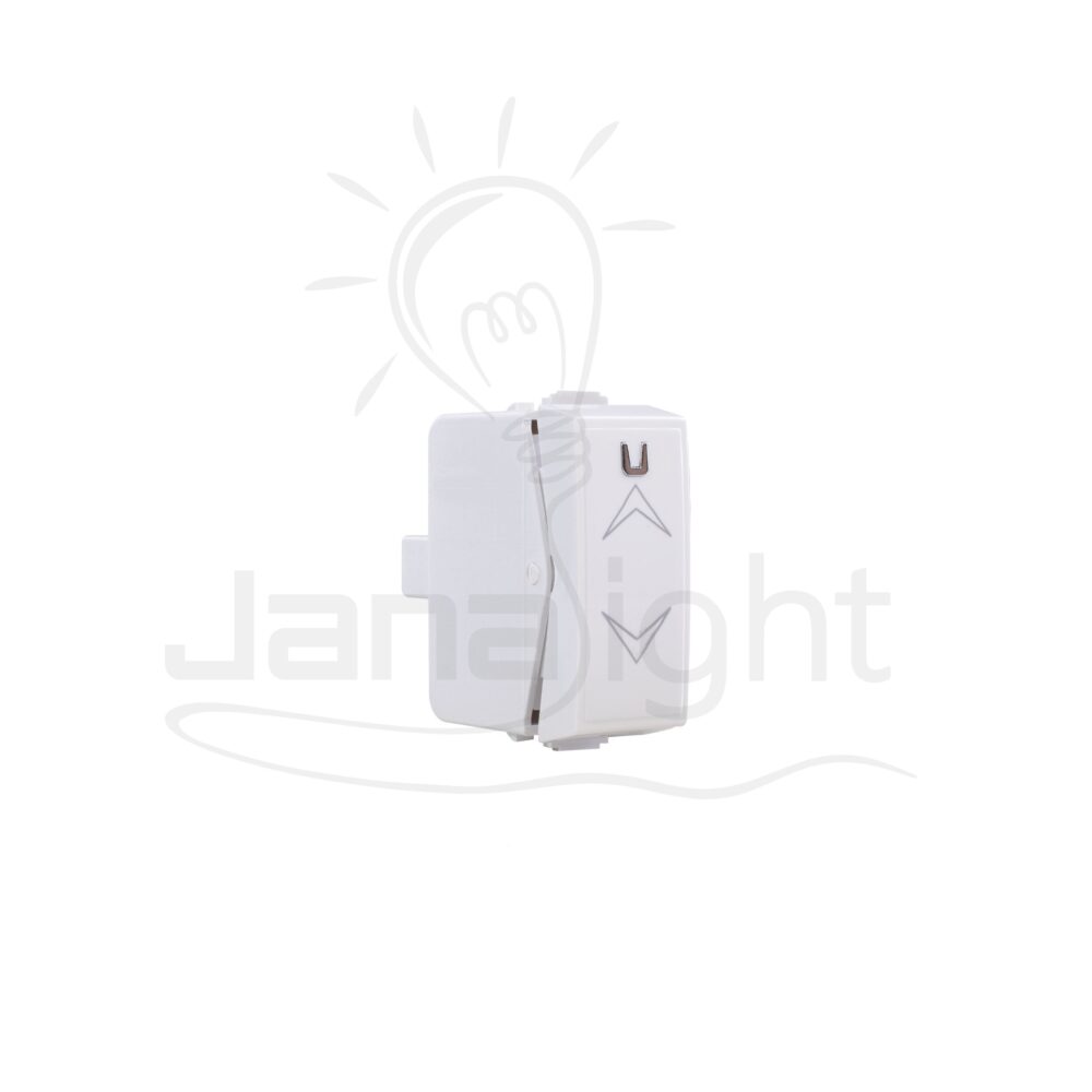 مفتاح ستارة ابيض SANSHE White single curtain switch Sanshe