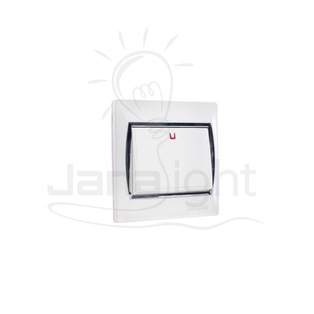 مفتاح سخان 20 امبير ابيض بالشاسيه و الوش سانشي SANSHE White water heater switch Sanshe 20A