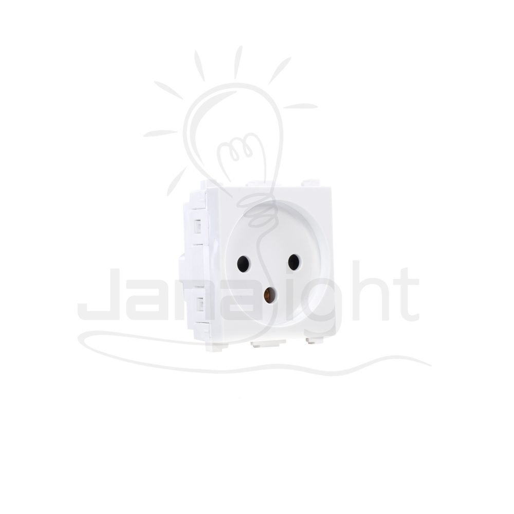 بريزة شوكو مجوفة ايرث ابيض SANSHE white german socket Sanshe