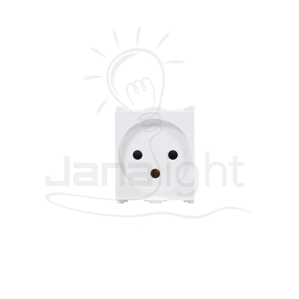 بريزة شوكو مجوفة ايرث ابيض SANSHE white german socket Sanshe