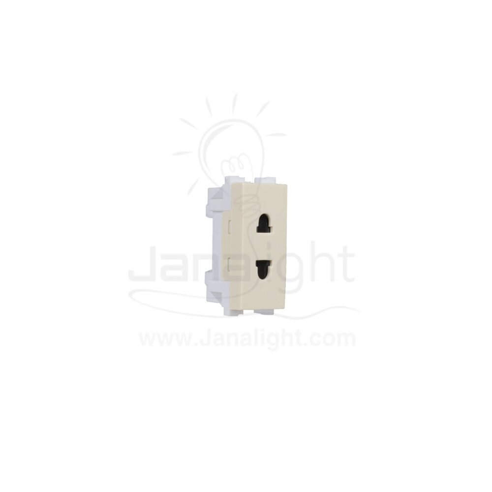 بريزة امريكي بيج SANSHE beige socket SanShe