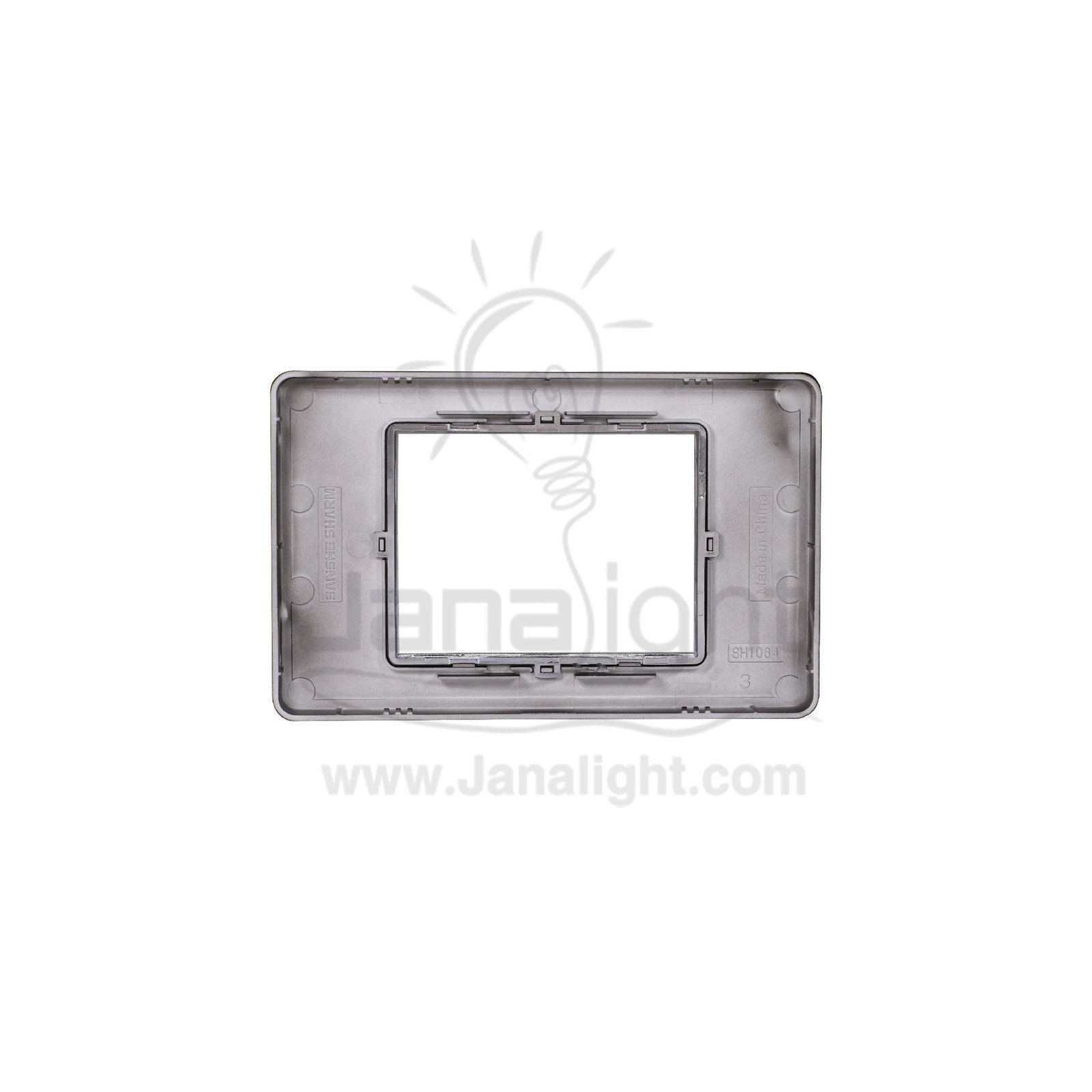 وش لاينر نيو اسود مط اطار فضي SANSHE 1064 S-BL Matte black and silver cover Sanshe