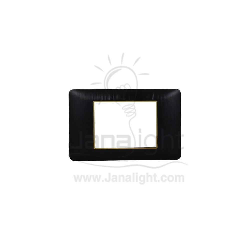 وش بومبي نيو اسود مط اطار ذهبي SANSHE 5351 G-B matt black and gold cover Sanshe