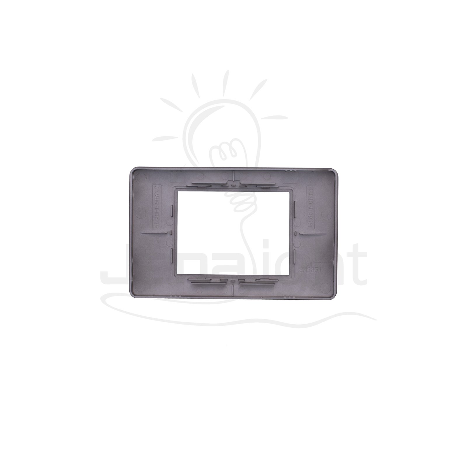 وش بومبي نيو براون 1 SANSHE 5351-BR1 brown 3 gang screwless wall plate switch cover Sanshe