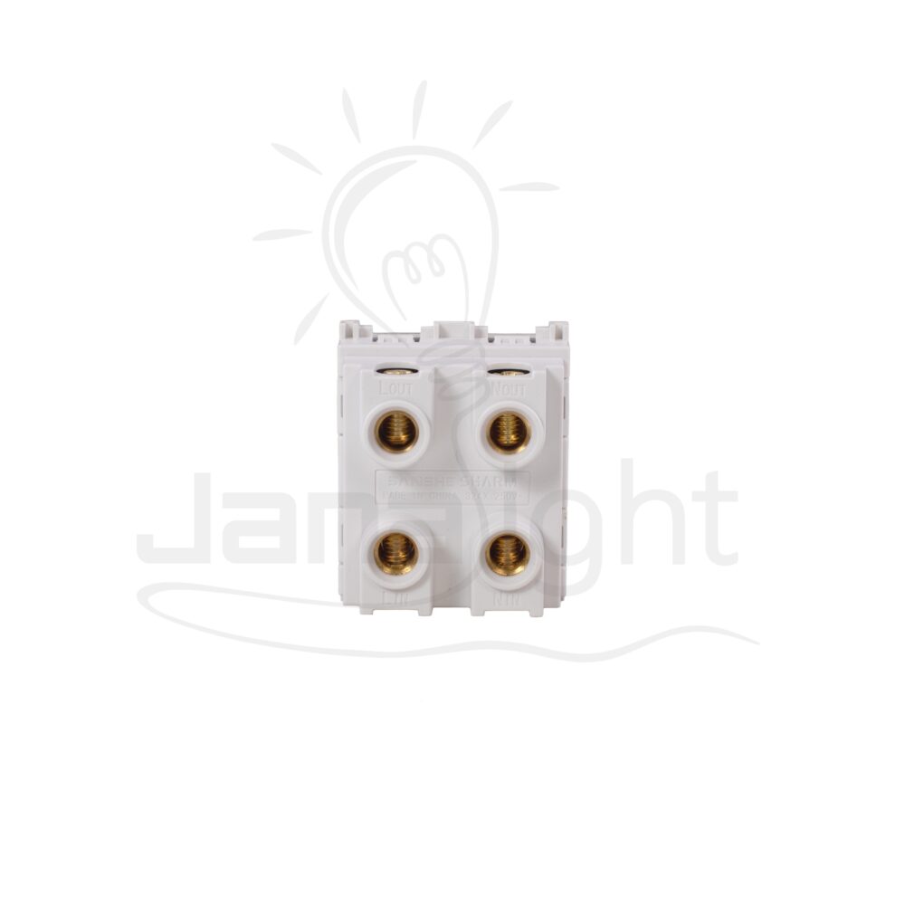 لقمة مفتاح تكييف 32 امبير بني SANSHE Brown air conditioning switch Sanshe 32A