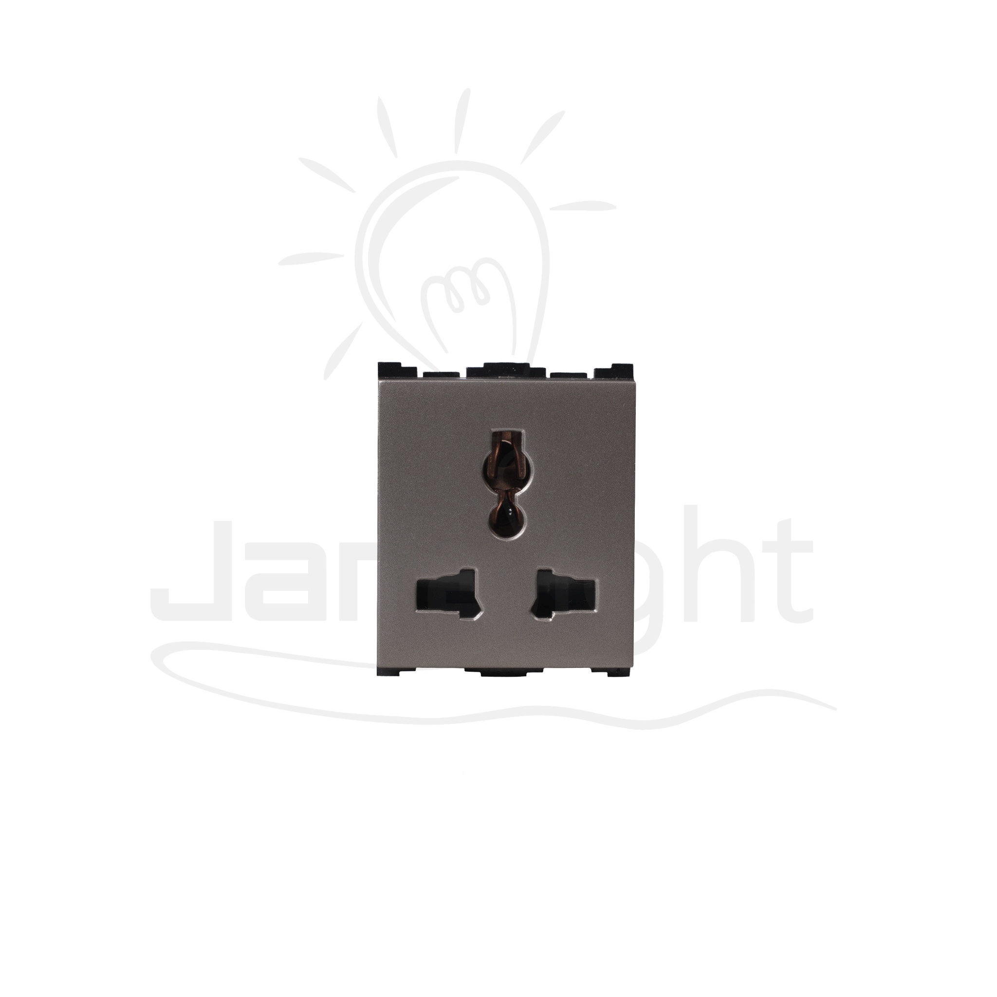 بريزة انكليزي بني SANSHE Brown UK Socket Sanshe