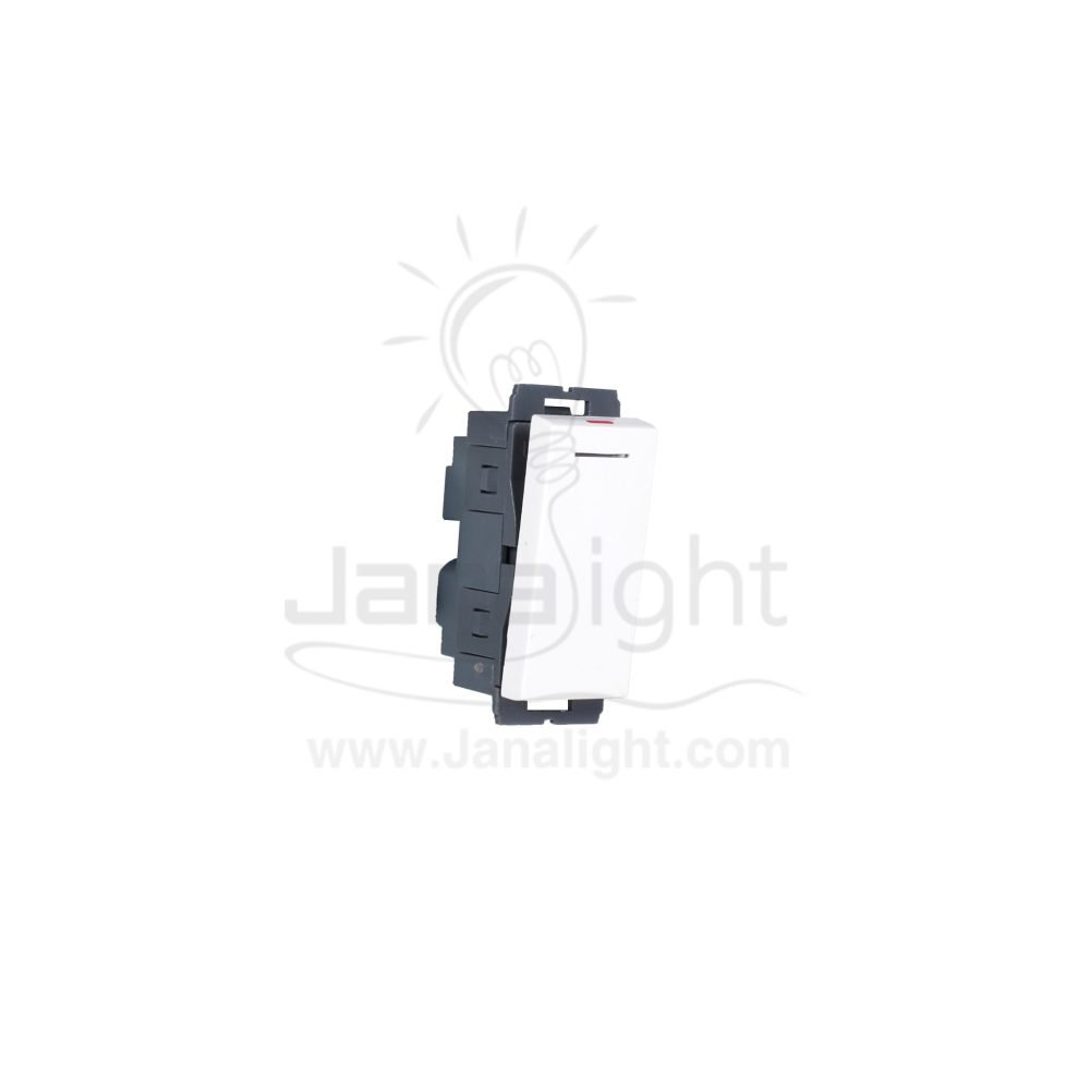 OSA مفتاح مفرد بضوء ابيض one way switch with led osa white