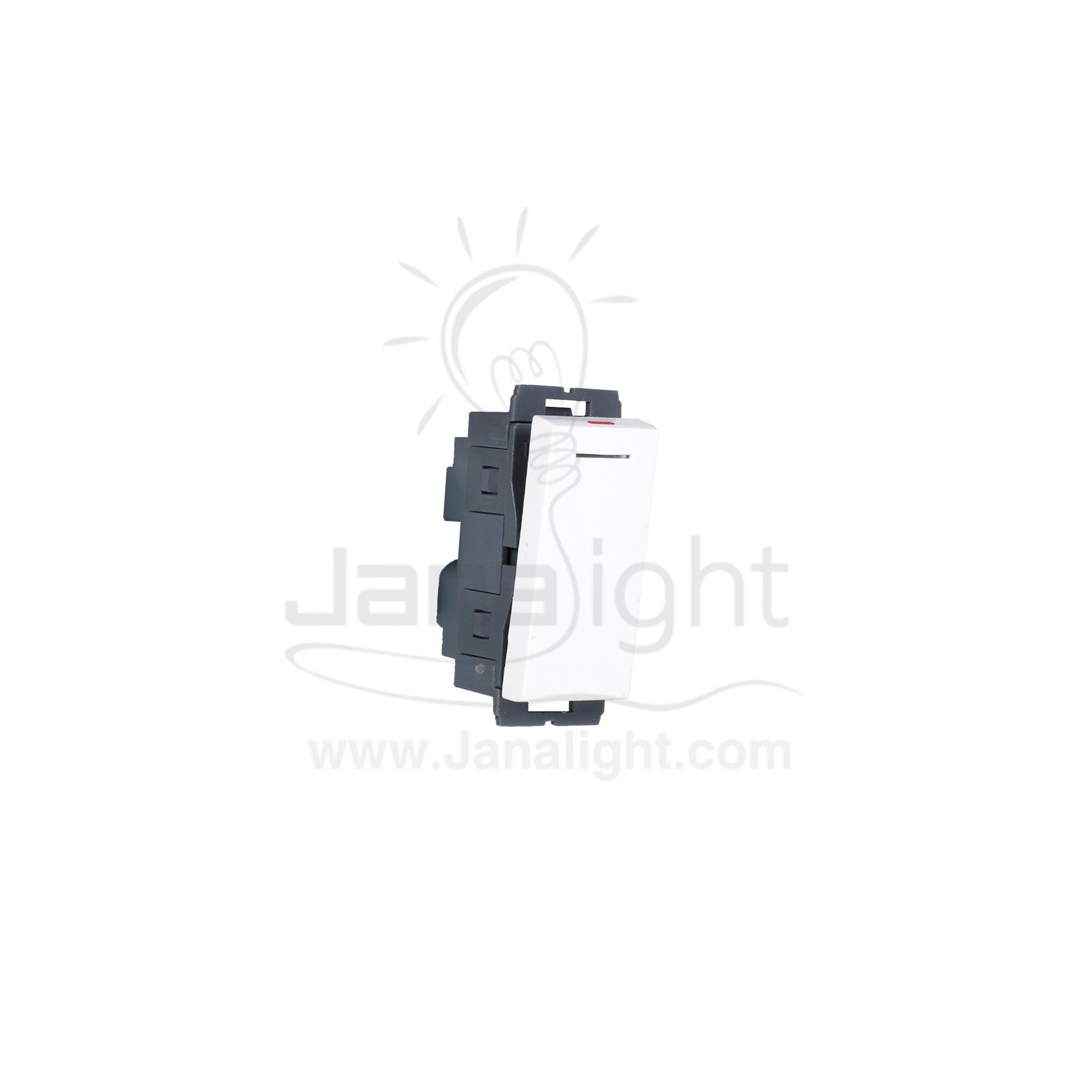 OSA مفتاح مفرد بضوء ابيض one way switch with led osa white