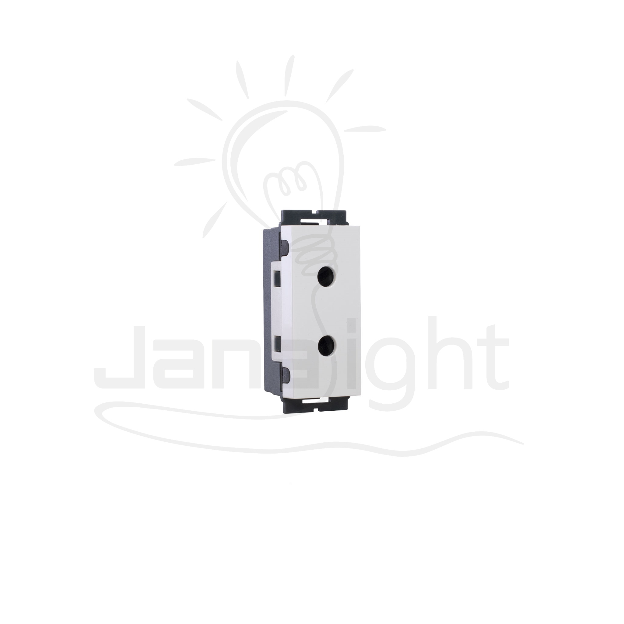 OSA بريزة عادية ابيض osa white Socket 102019014(1)