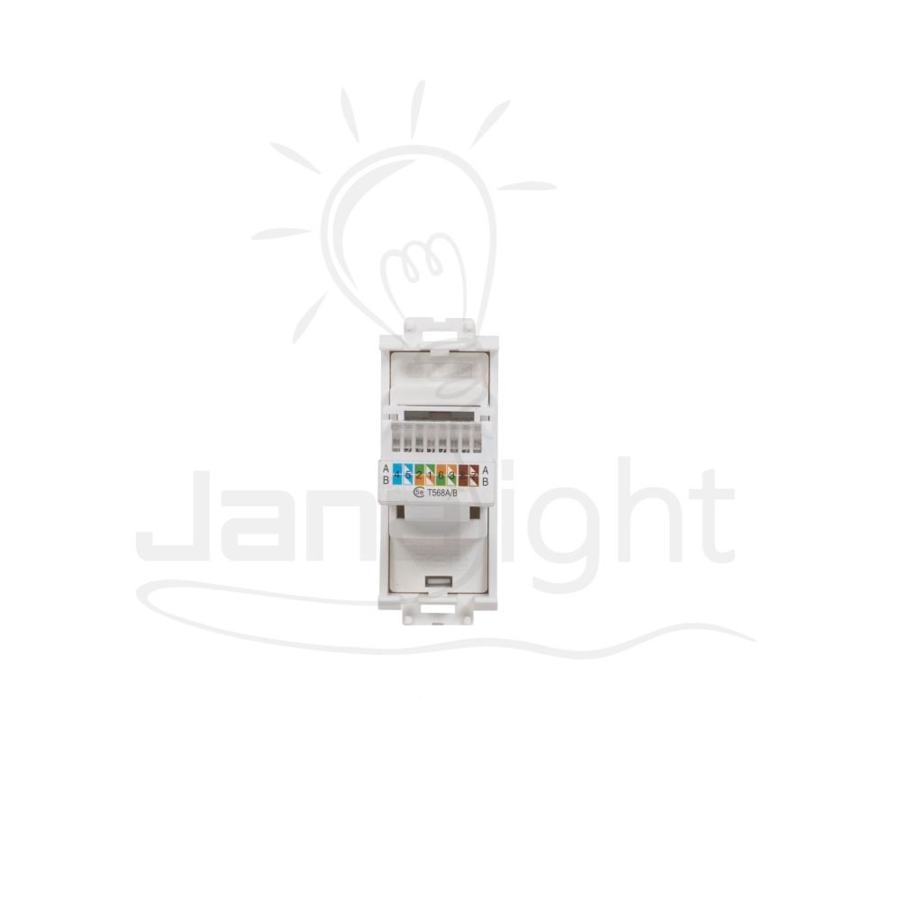 OSA بريزة شبكة كمبيوتر نت كات 5 ابيض white Internet socket CAT5 OSA