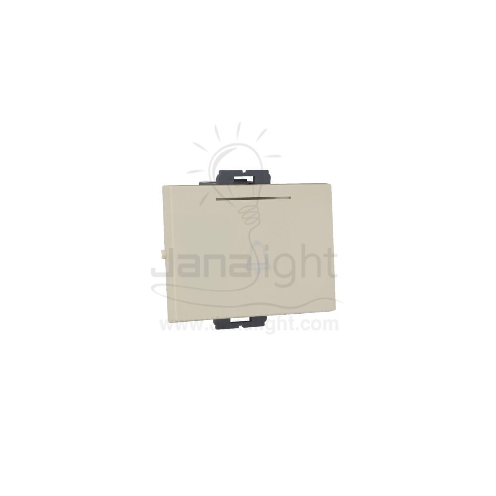 OSA زر جرس عريض بيج osa big bell switch beige