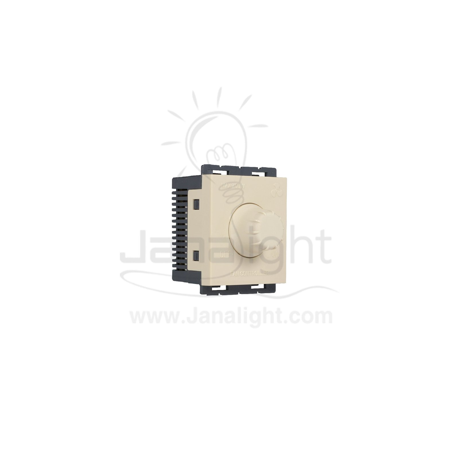 OSA دايمر مروحة 700 وات بيج osa Socket Dimmers 700w For fan beige