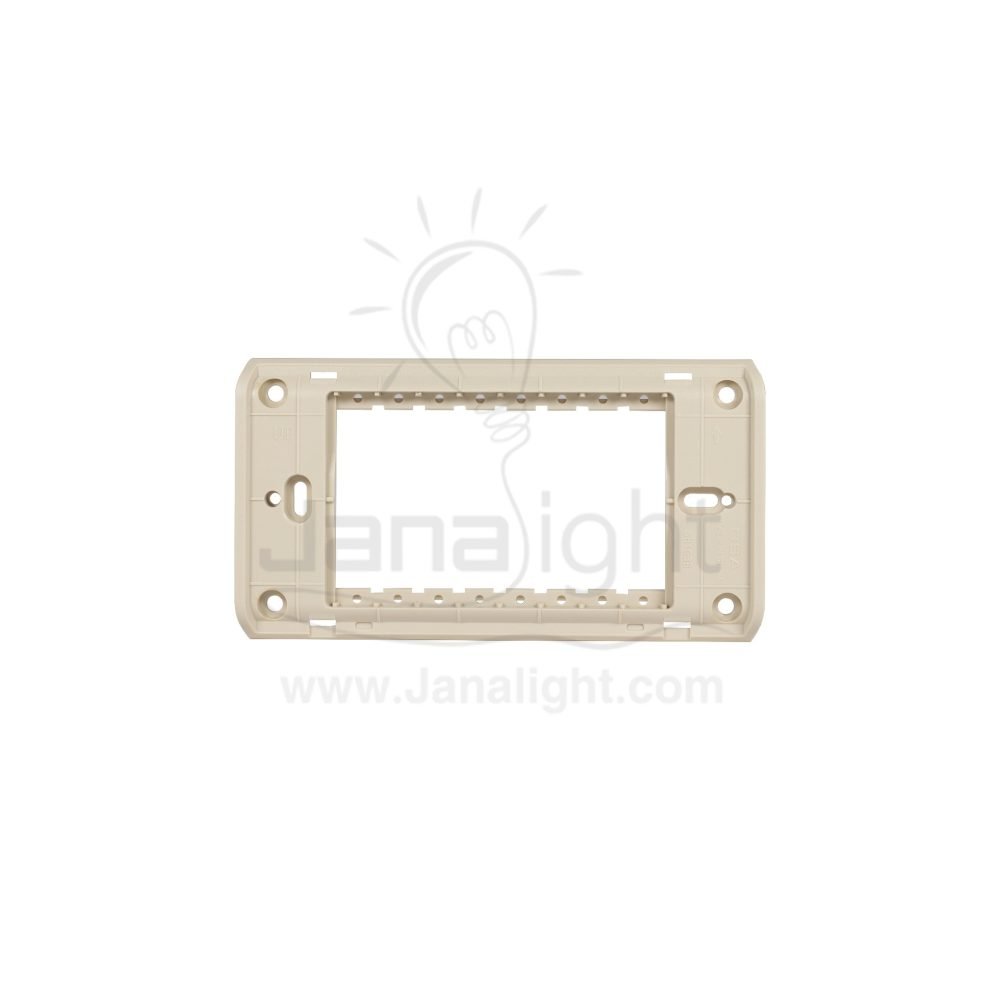 OSA شاسية رباعي بيج Osa 4 gang beige rectangular fixing frame