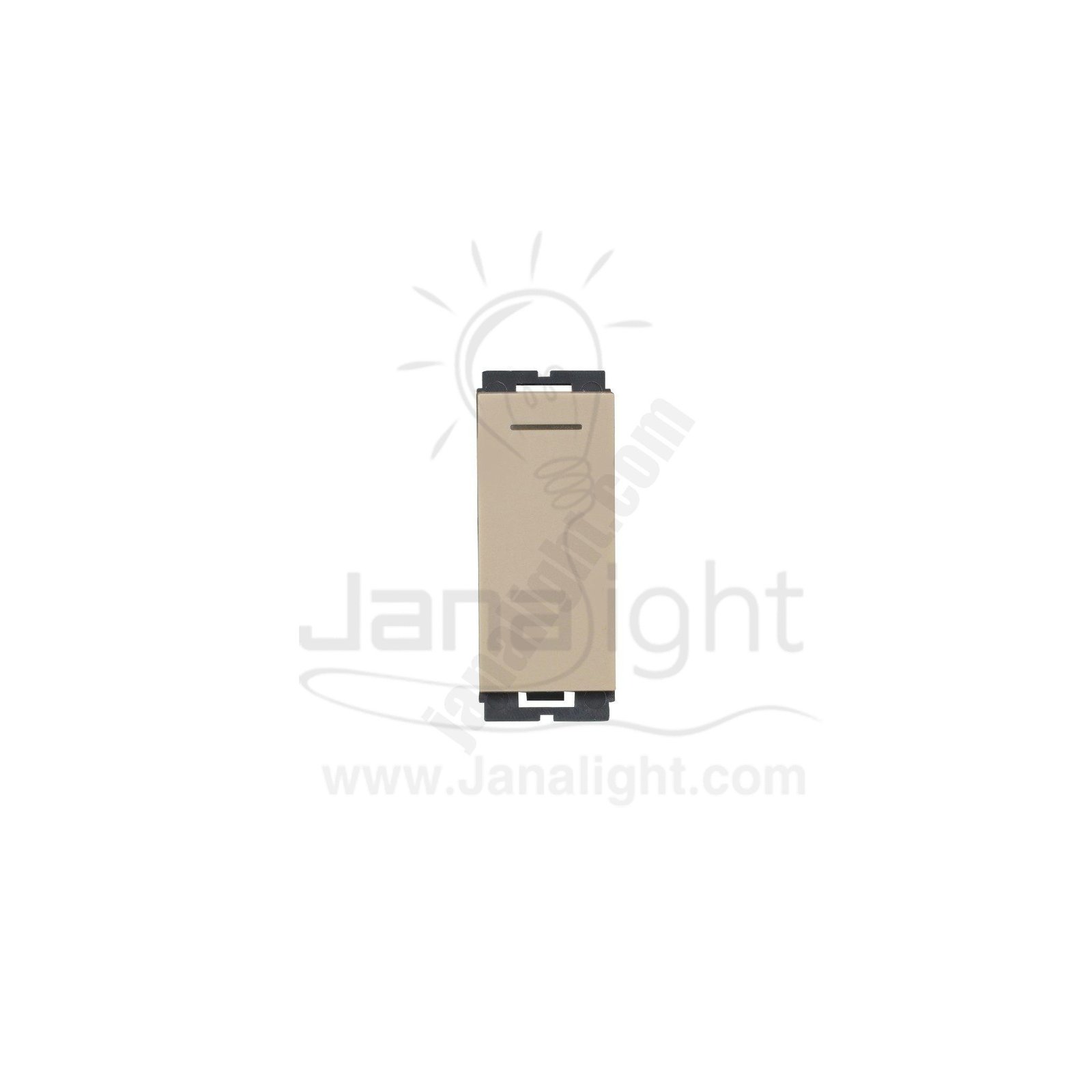OSA مفتاح فلات مفرد بيج osa one way switch beige