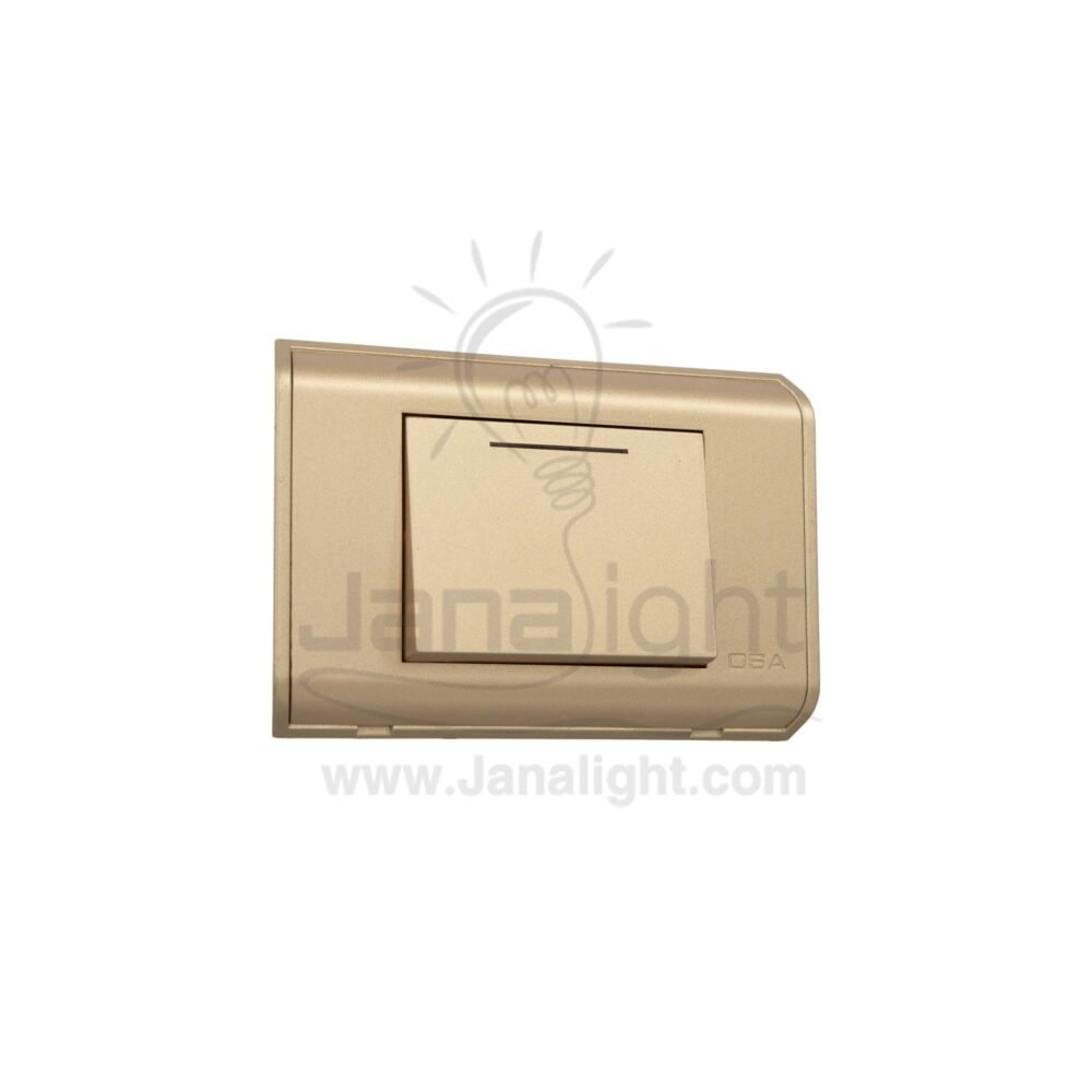 OSA مفتاح سخان 20 امبير شمباني osa Switch 20A For Heater champagne