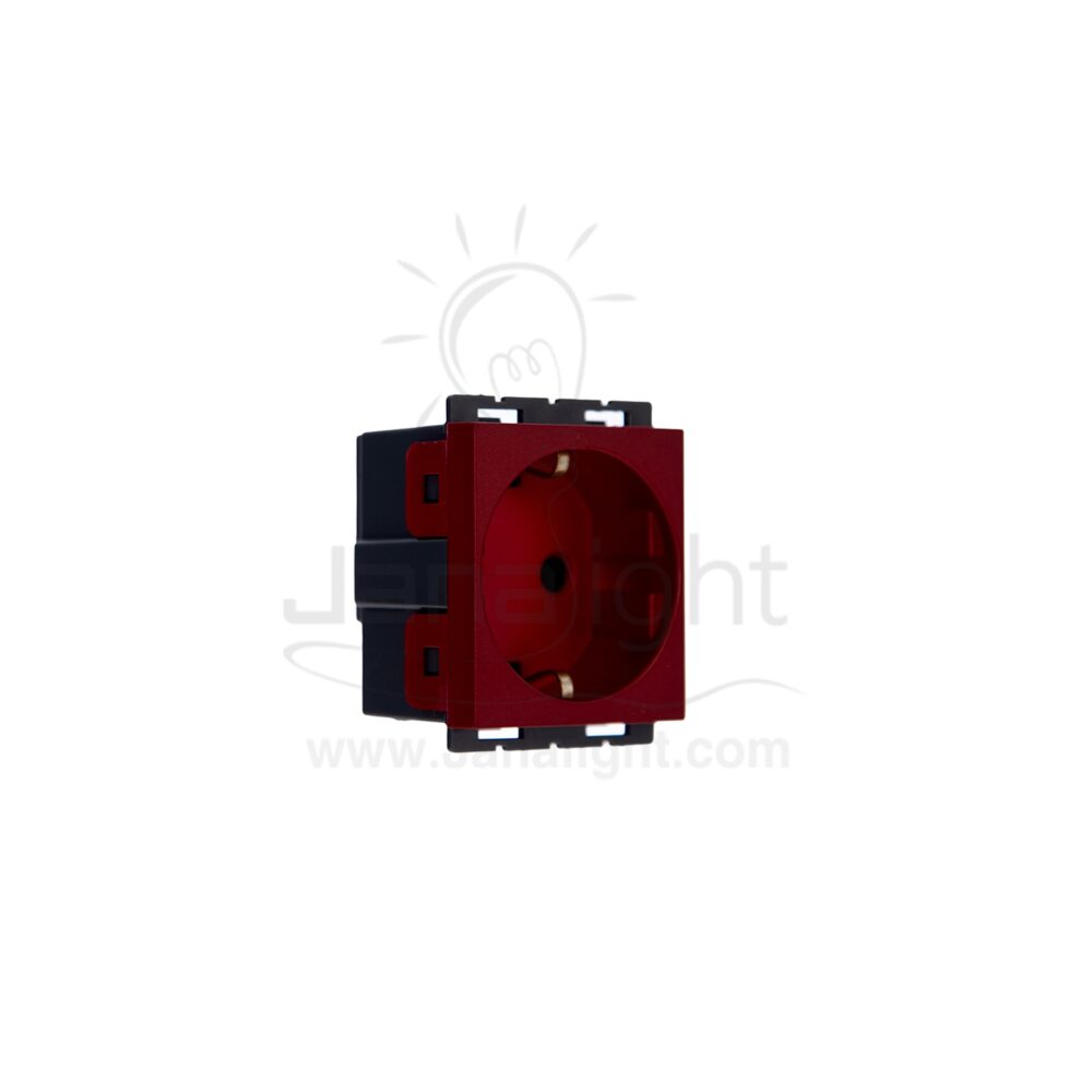 OSA بريزة شوكو مجوفة احمر osa Socket Shoco red 102049350(1)