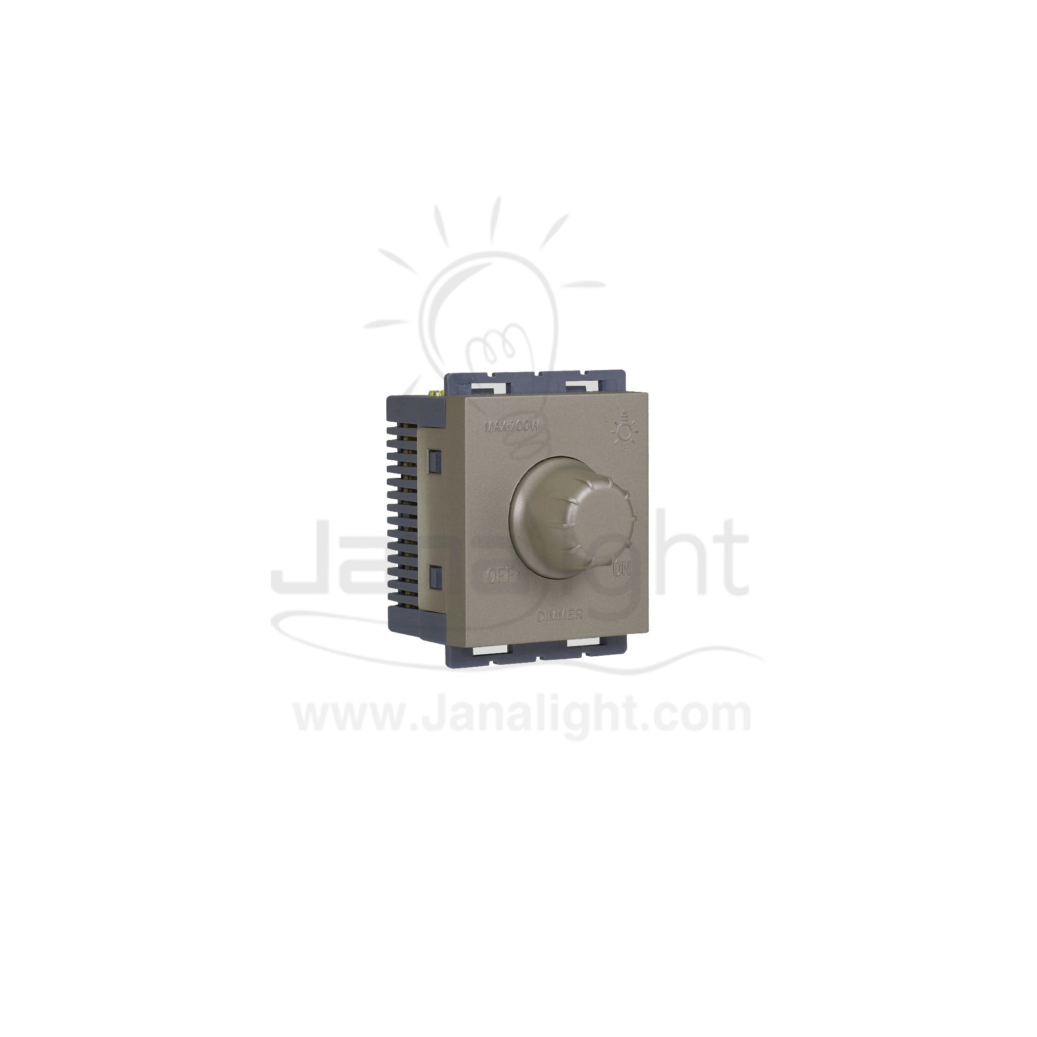 OSA دايمر انارة 700 وات بني osa Socket Dimmers 700w For Lighting brown