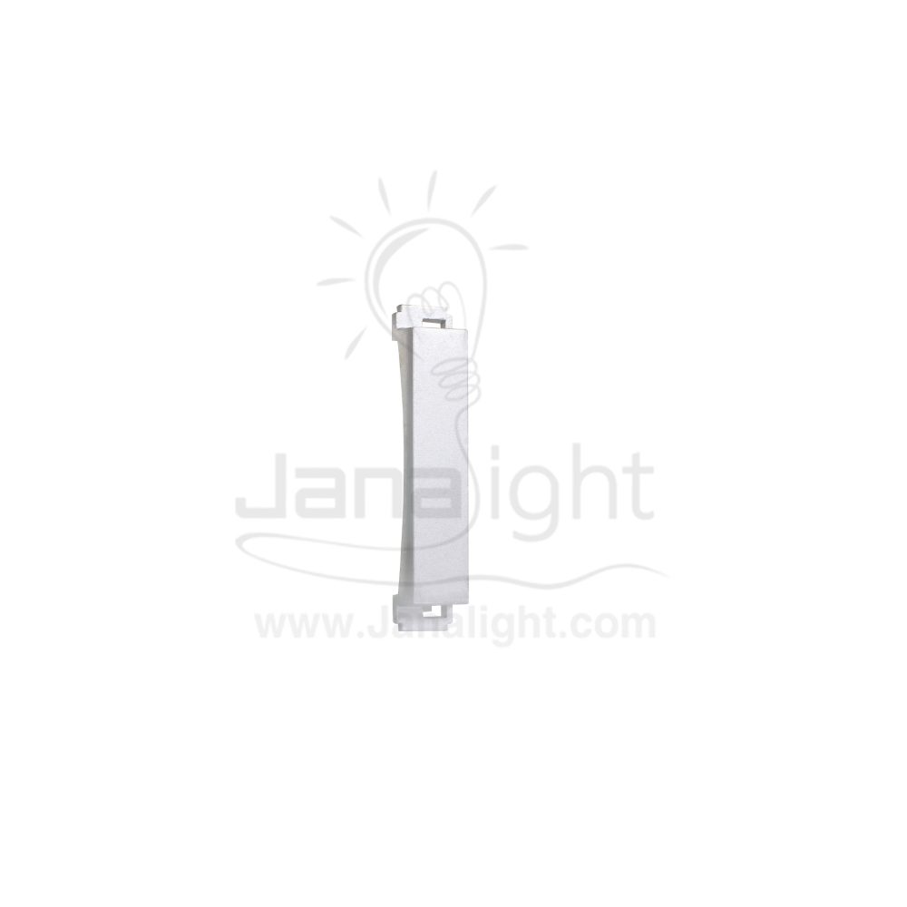 OSA نصف سدادة فضي Module faceplate blank spacer silver 50mm*12.5mm 102069512(1)