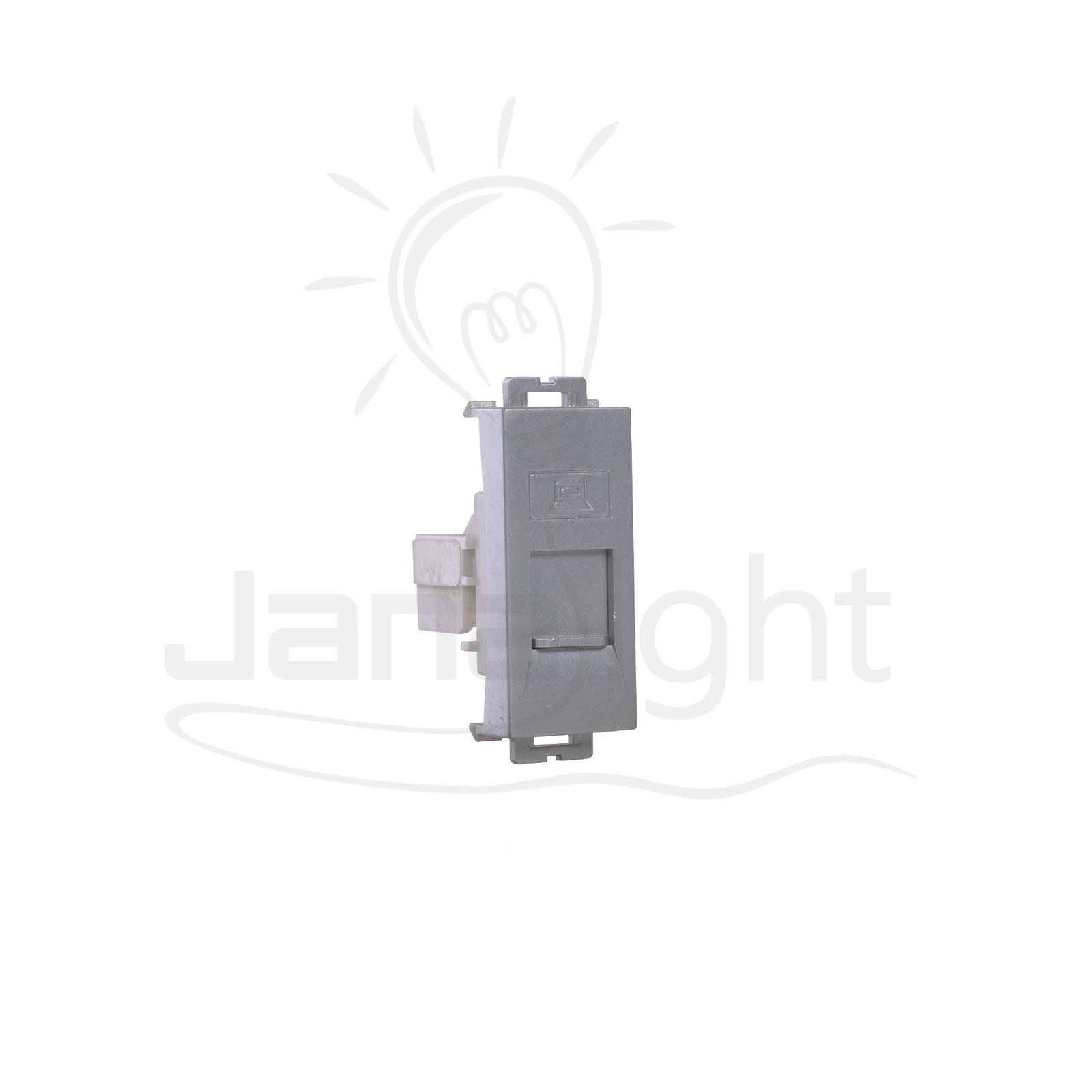 OSA بريزة شبكة كمبيوتر نت كات 5 فضي silver Internet socket CAT5 OSA