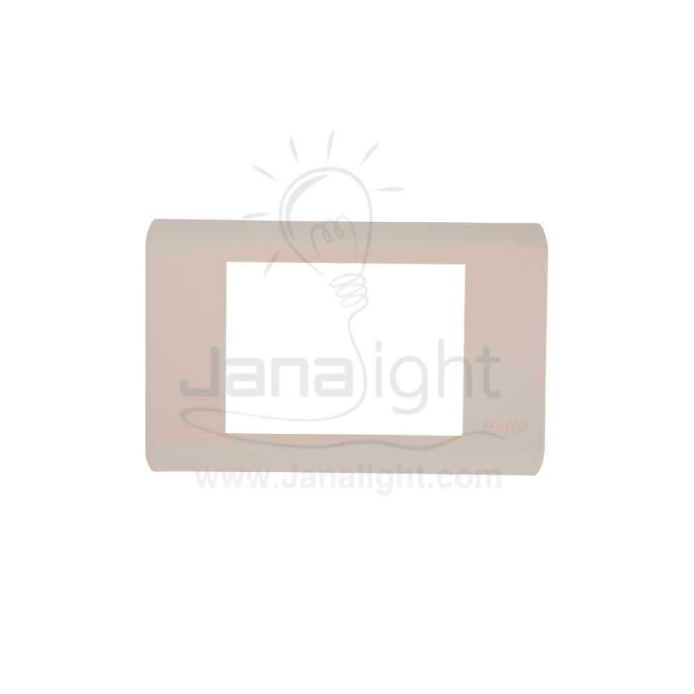 OSA وش بيج IN3 Osa 3 gang screwless beige wall plate cover switch