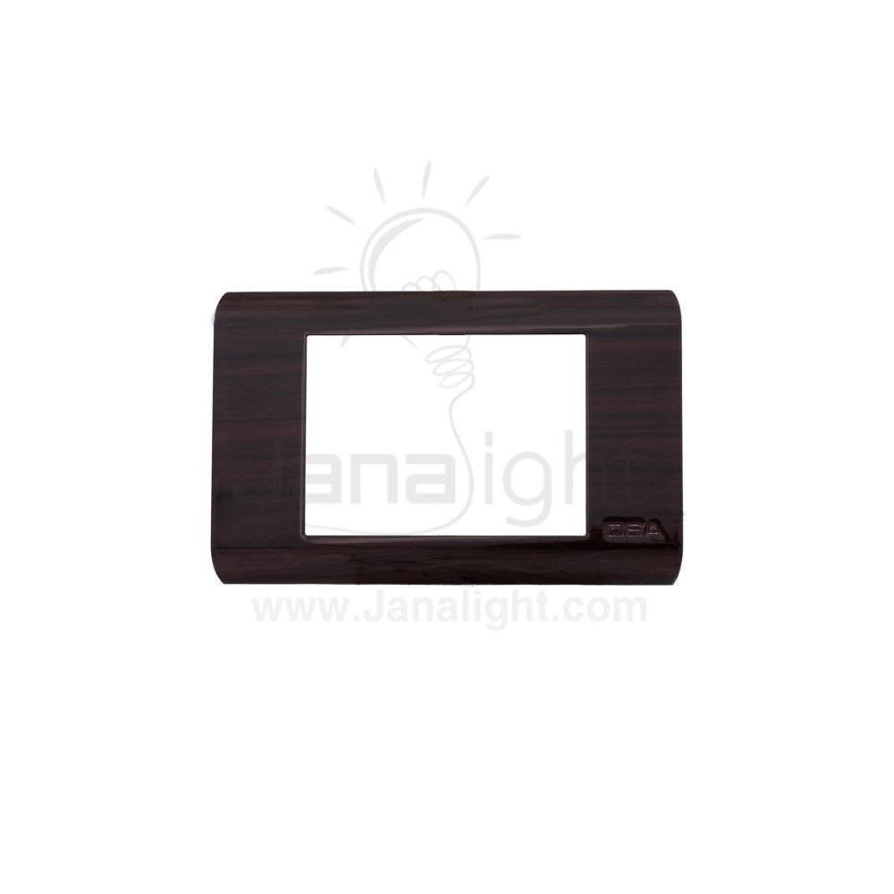 OSA وش فورميكا بيج و بني محروق Osa 3 gang screwless beige and brown wall plate cover switch 102109717(1)