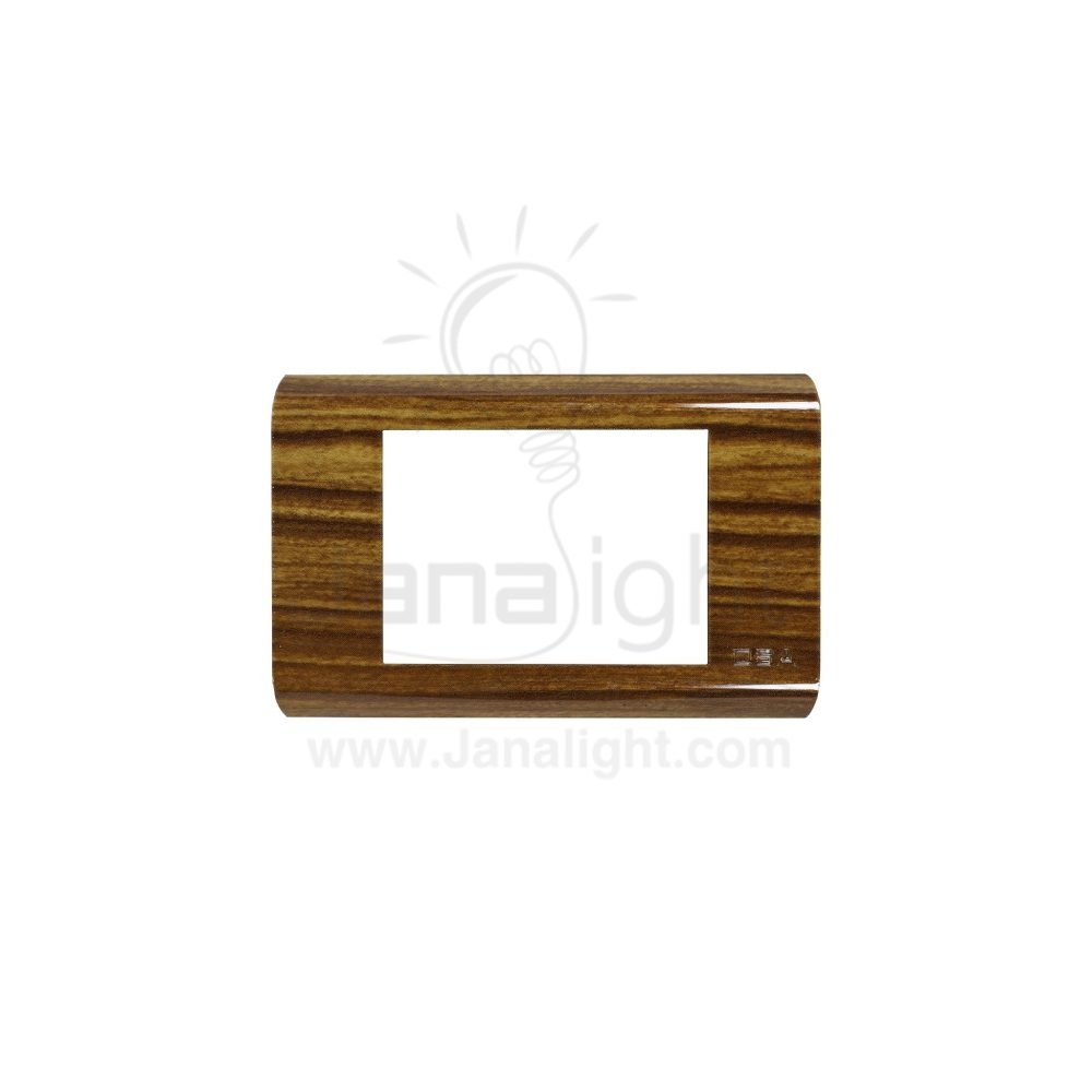 OSA وش فورميكا مرسيدس A042 Osa 3 gang screwless wooden color wall plate switch cover 102109724(1)