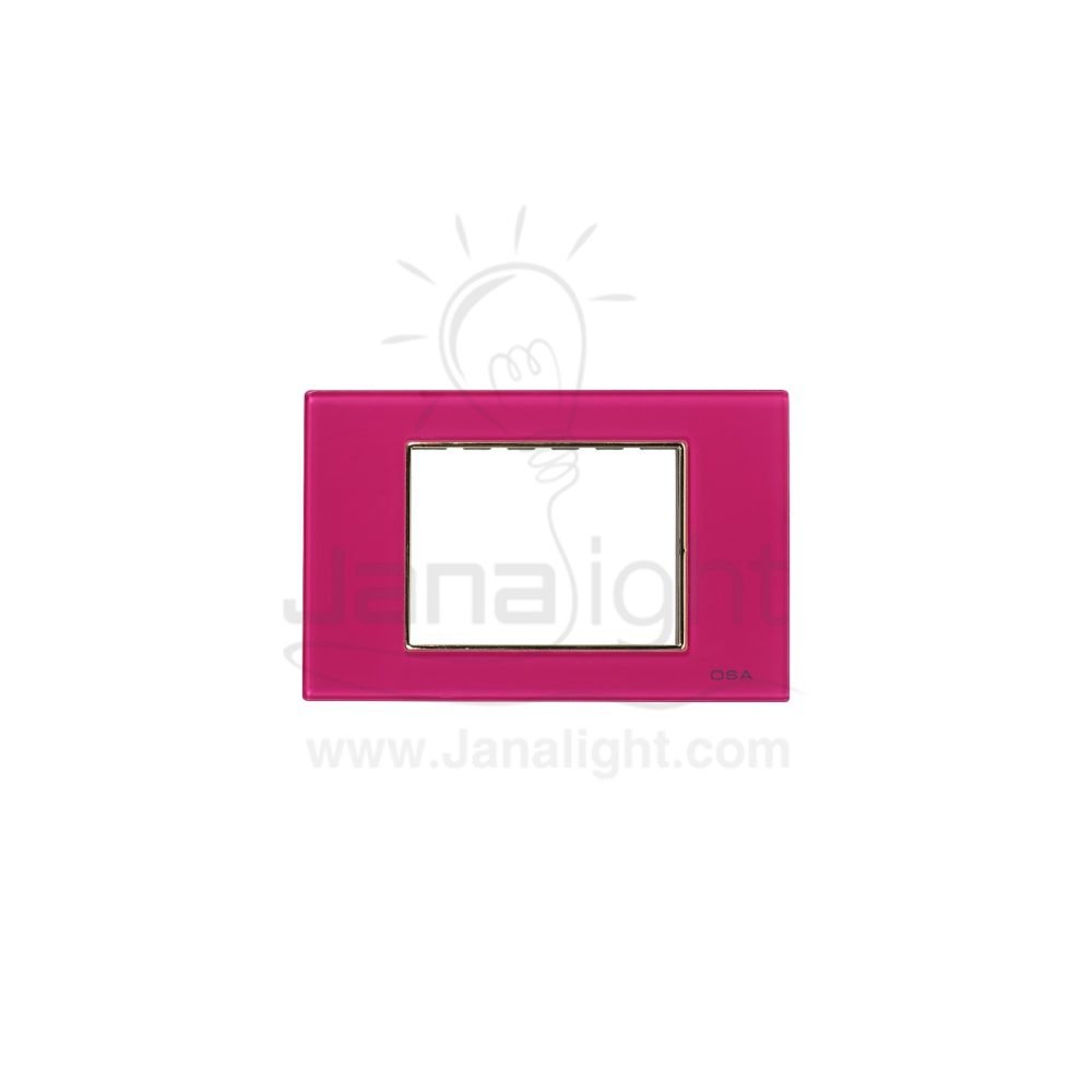 OSA وش كريستال ذهبي فوشي osa Crystal cover golden pink