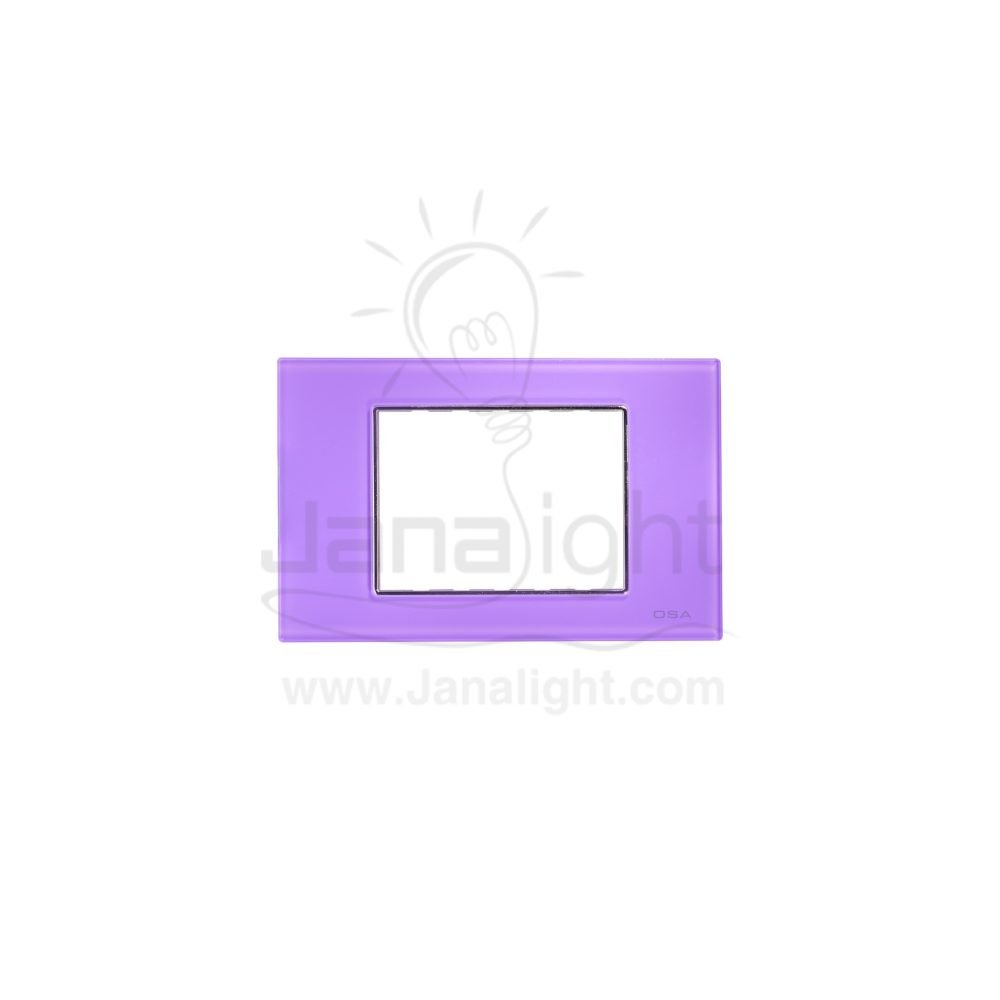 OSA وش كريستال فضي موف بربل كود 45 osa Crystal cover silver purple