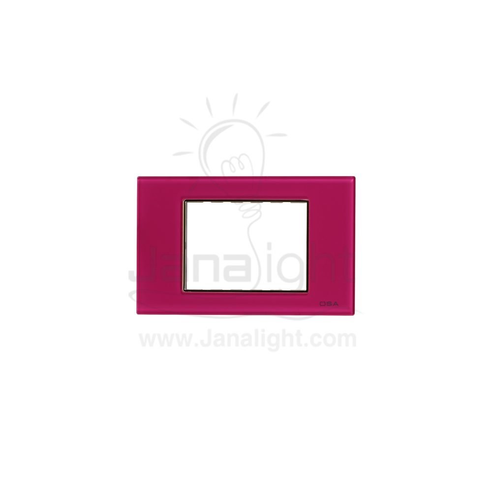 OSA وش كريستال ذهبي دارك بنك كود 32 osa Crystal cover golden dark pink 102120132(1)